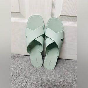 Forever 21 - Crisscross Slip-on Sandals
